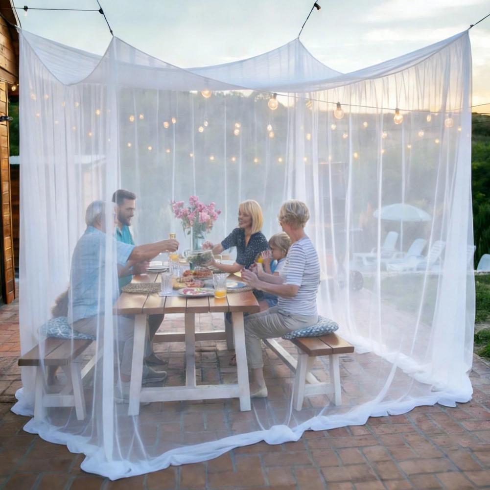 Outdoor Camping Bug Zapper - Grande moustiquaire d'extérieur respirante à mailles
