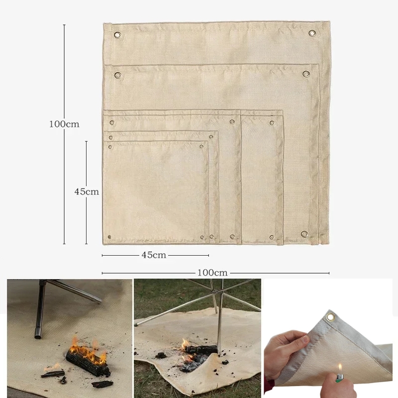 Outdoor Camping Blanket - Tapis ignifuge pour camping, couverture résistante