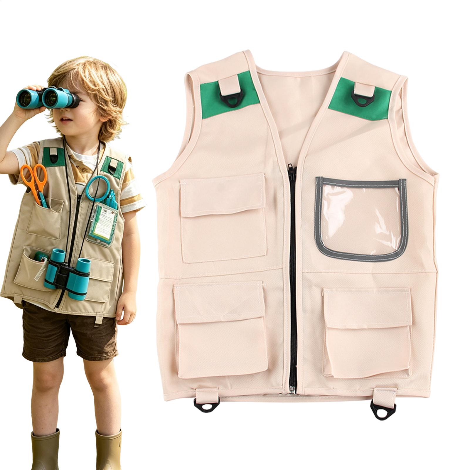 Outdoor Camping Vest - Costume de Safari pour Enfants, Gilet