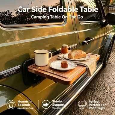Outdoor Camping Equipment - Table pliable en bois pour camping