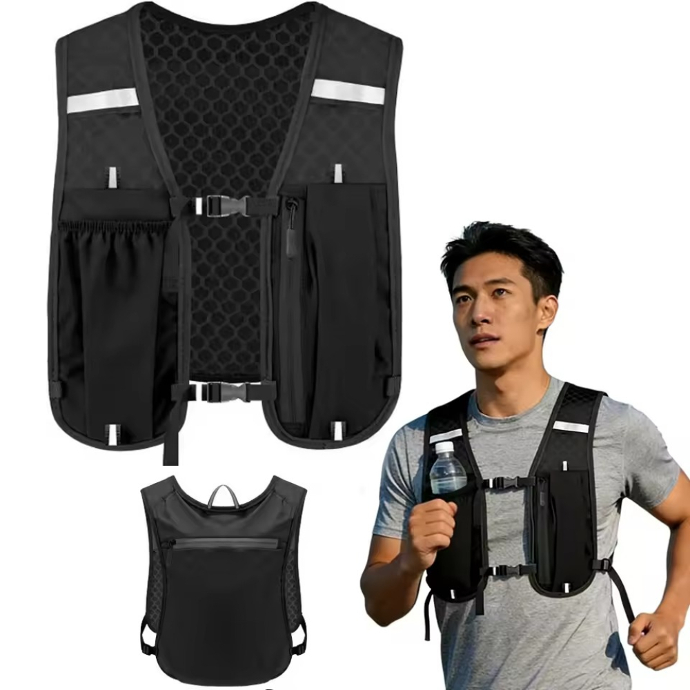 Outdoor Camping Vest - Gilet d'hydratation pour la course à
