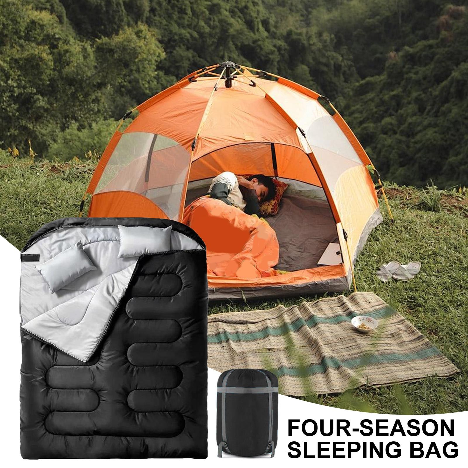 Outdoor Camping Activities For Adults - Sac de couchage double pour adultes,