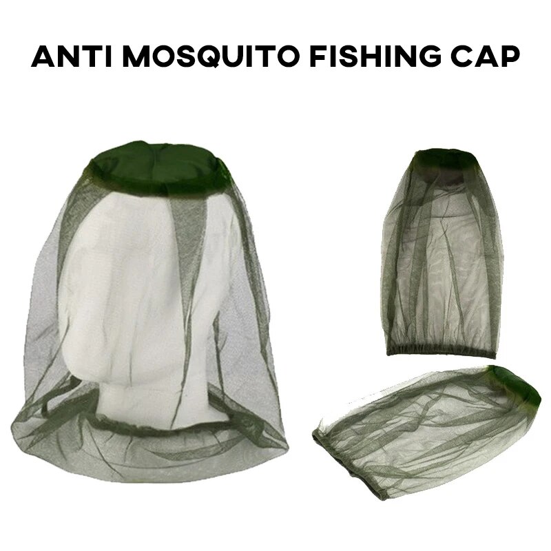 Outdoor Camping Bug Zapper - Casquette de pêche anti-moustiques, 1 pièce,