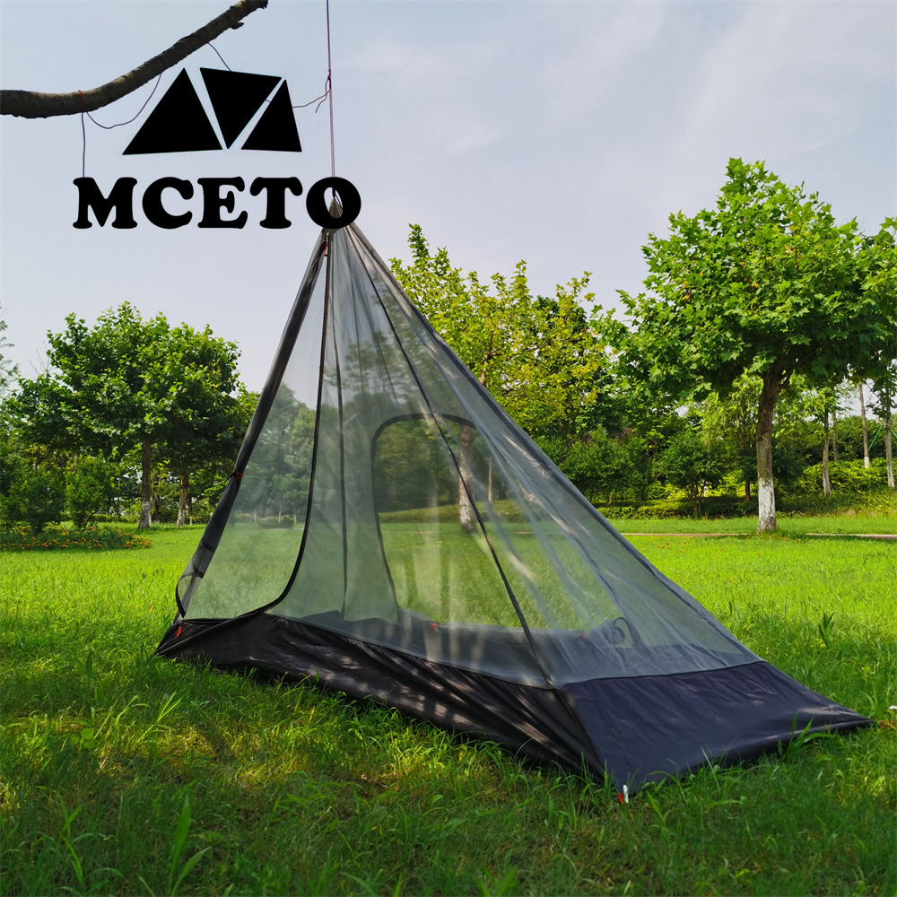 Outdoor Camping Bug Zapper - Tente pyramidale intérieure en maille, carrée,