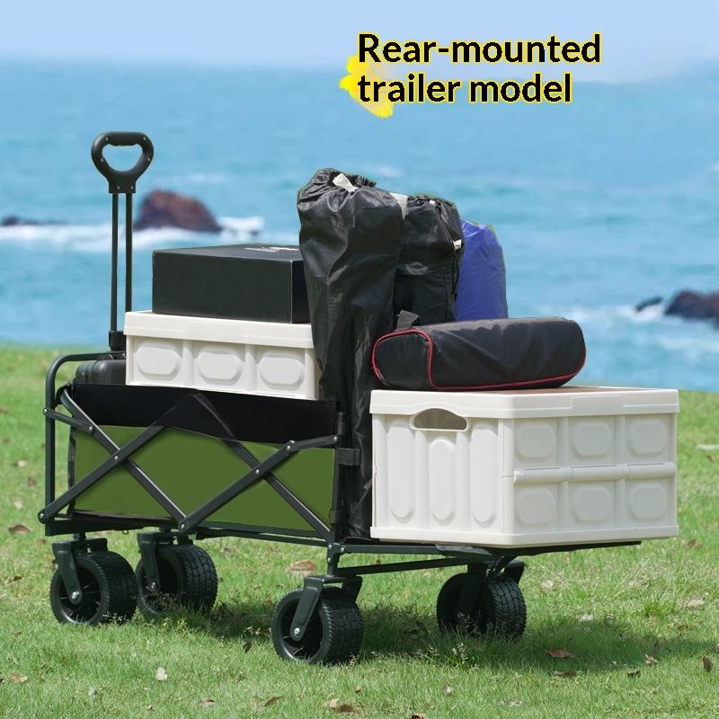 Outdoor Camping Table With Storage - Vente directe usine – Chariot de