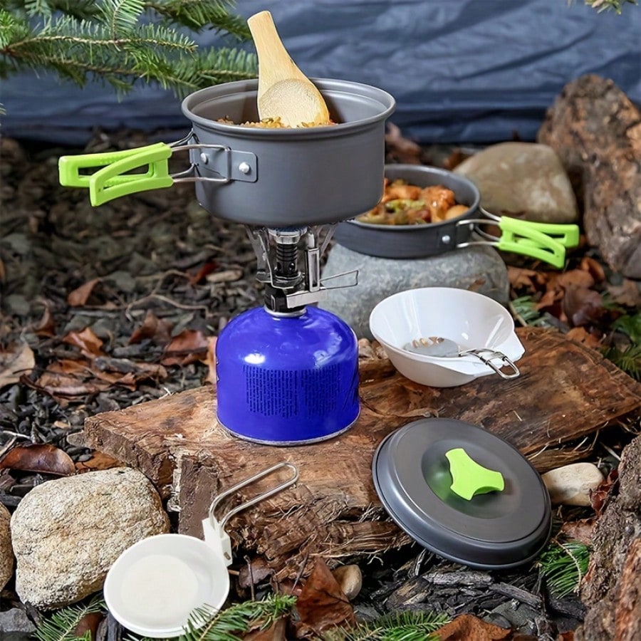 Camp Cooking Set - Ensemble de cuisine de camping :