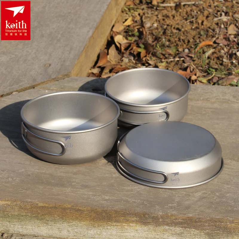 Camp Cooking Set - Pamono-Ensemble d'ustensiles de cuisine en titane,