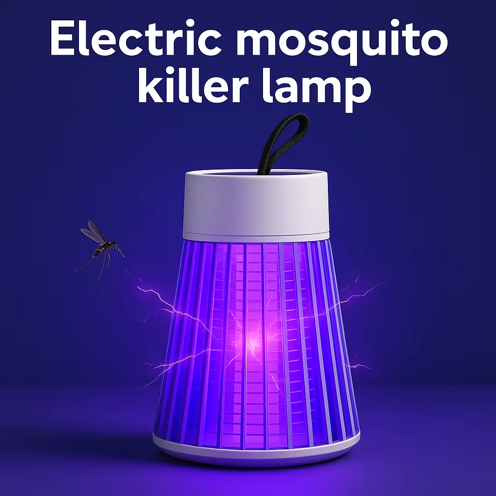 Outdoor Camping Bug Zapper - Lampe anti-moustiques électrique 2-en-1 USB avec