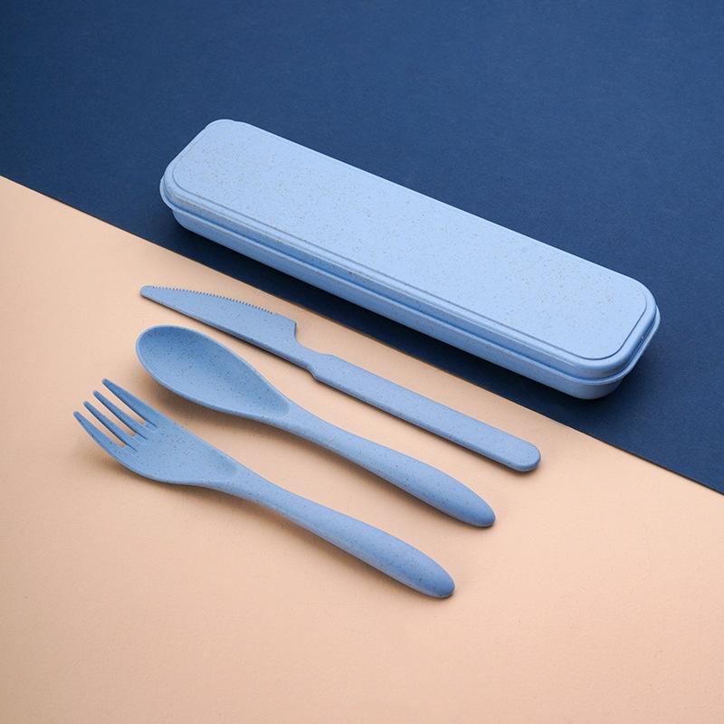 Camp Utensil Set - Ensemble de couverts en paille de