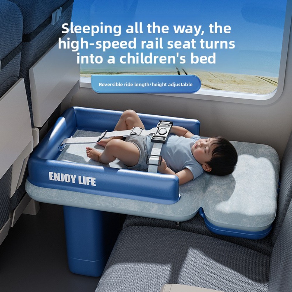 Inflatable Mattress - Lit d'avion gonflable pour tout-petits et