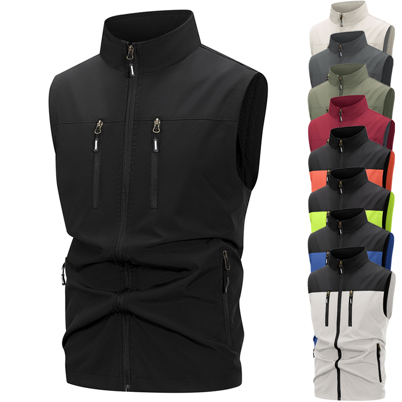 Outdoor Camping Vest - Gilet Softshell léger pour hommes avec