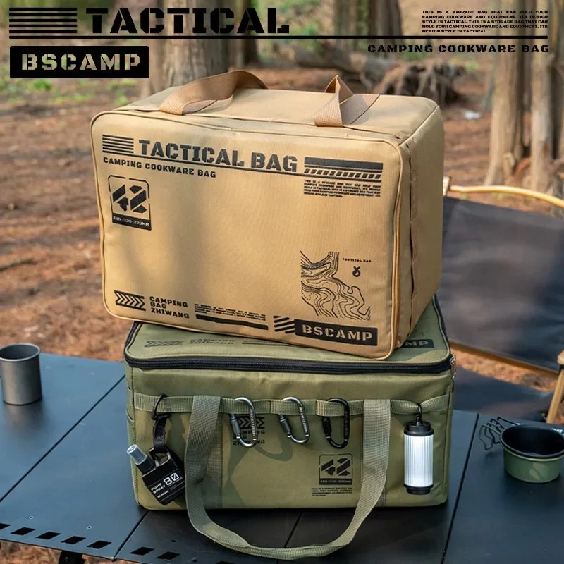 Outdoor Camping World - Sac de rangement tactique pliable, isolé