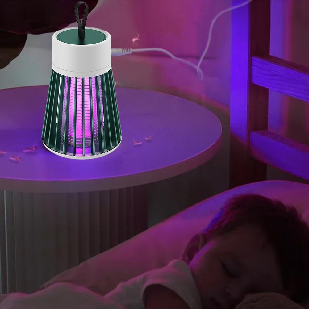 Outdoor Camping Bug Zapper - Lampe électrique anti-moustiques 5V, lampe anti-insectes