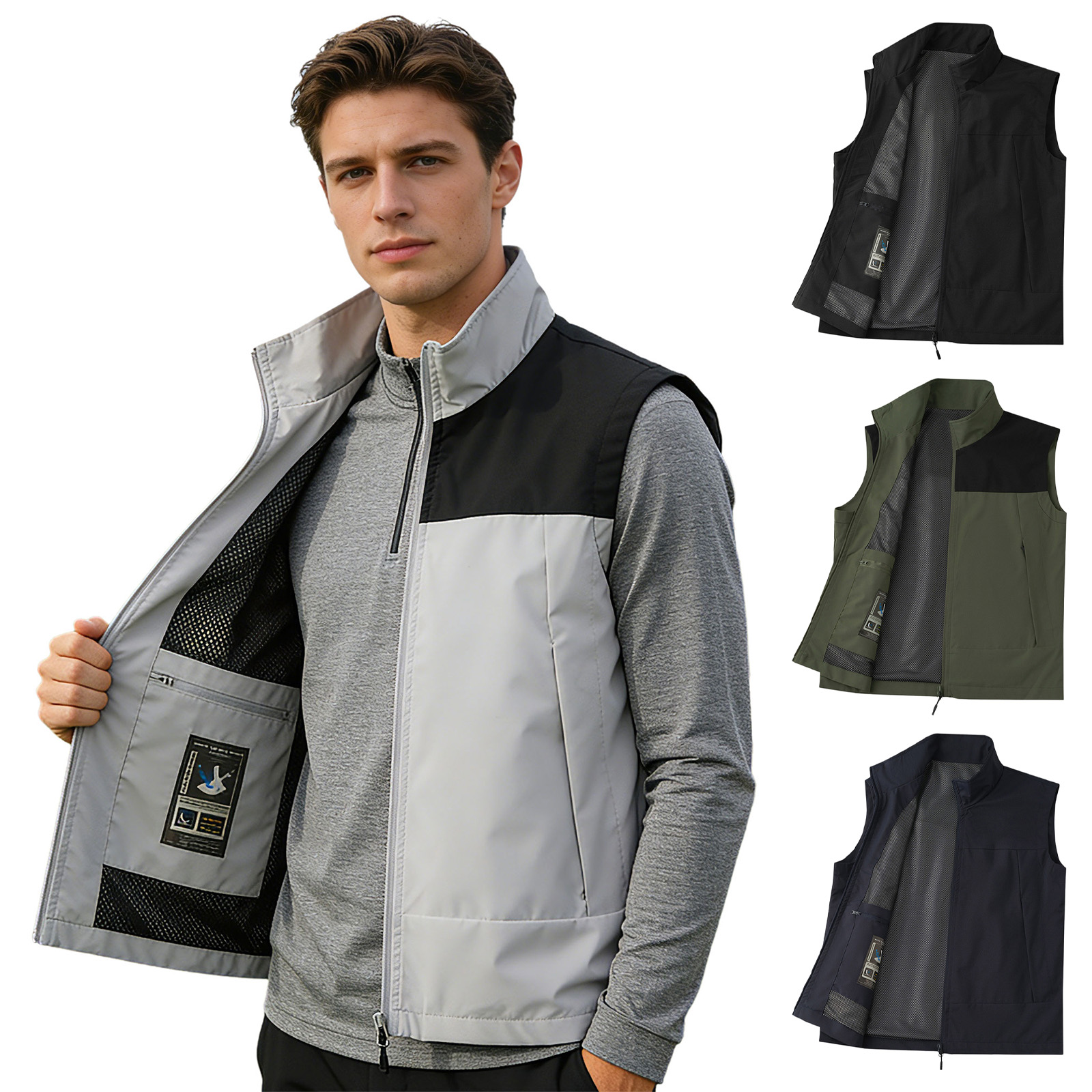 Outdoor Camping Vest - # Gilet de golf pour hommes