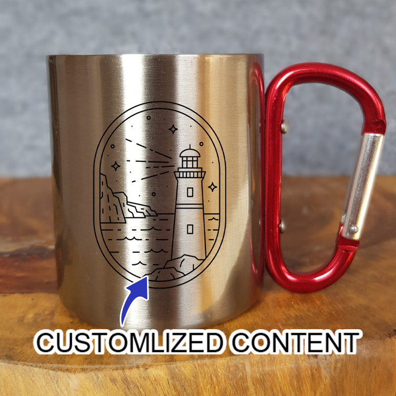 Outdoor Camping Direct - Tasse de camping en acier inoxydable