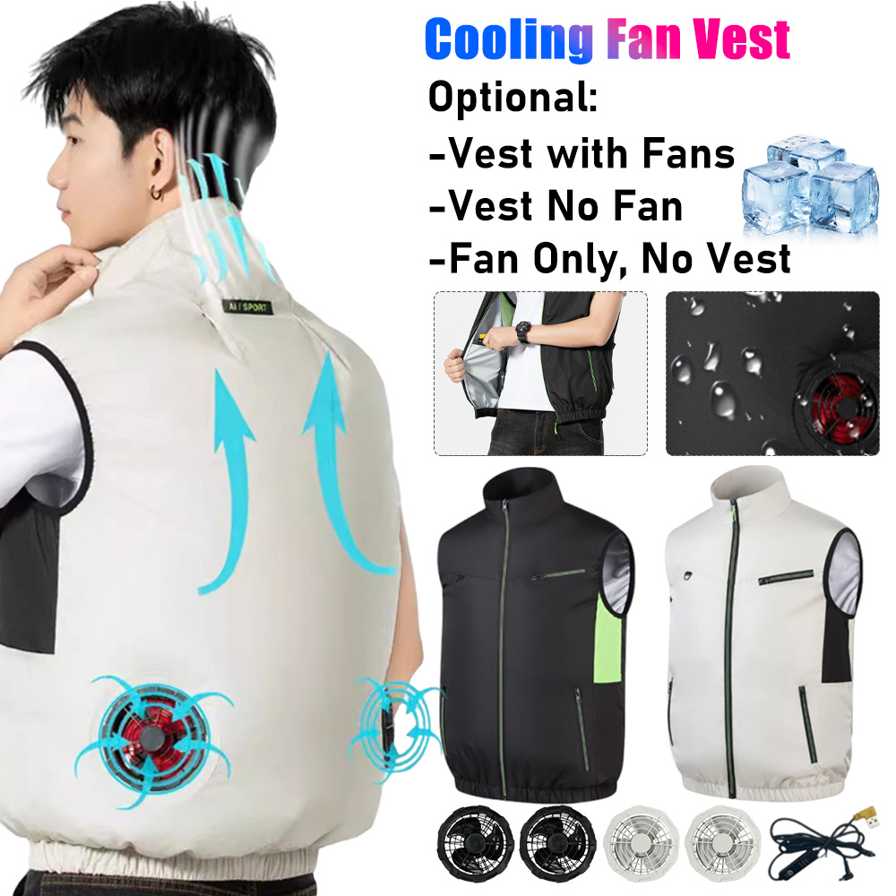 Outdoor Camping Air Conditioner - 2025 ventilateur de refroidissement gilet climatiseur