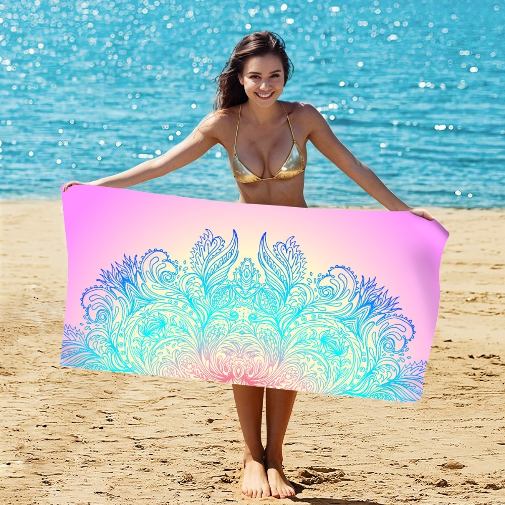 Outdoor Camping Blanket - Serviette de plage à motif mystérieux,