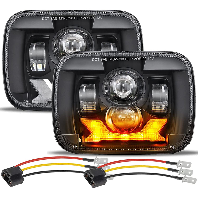Phares LED 5x7 7x6 9600LM 180W - Outdoor Camping Jeep avis et prix