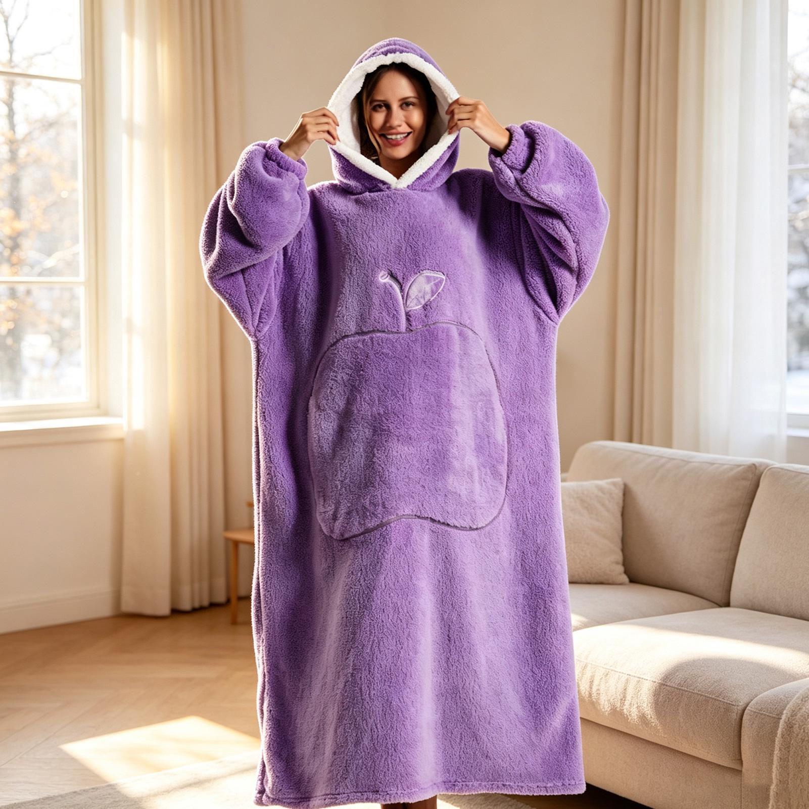 Couverture à capuche polaire u - Outdoor Camping Blanket avis et prix