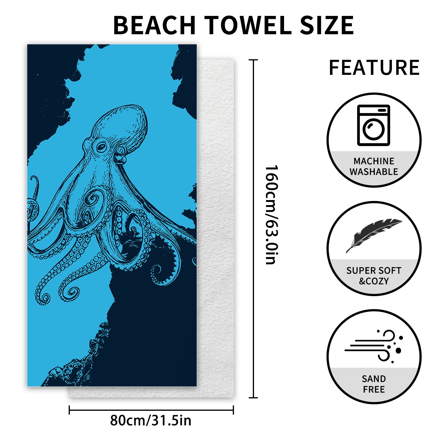 Serviette de bain à séchage ra - Outdoor Camping Blanket avis et prix