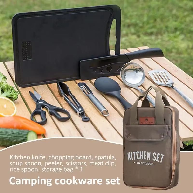 Ensemble de 8 ustensiles de cu - Outdoor Camping World avis et prix