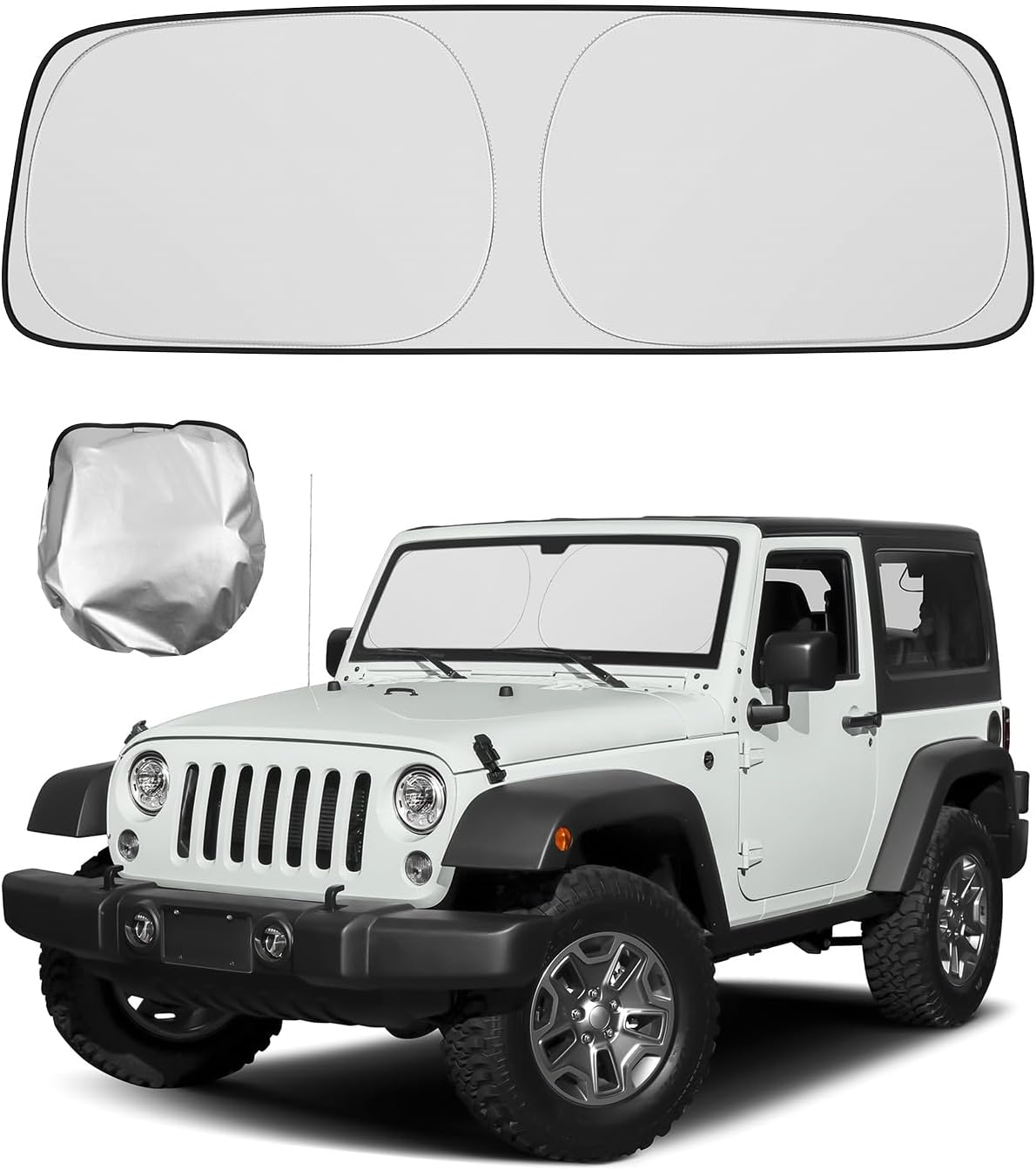 Pare-soleil pour pare-brise po - Outdoor Camping Jeep avis et prix