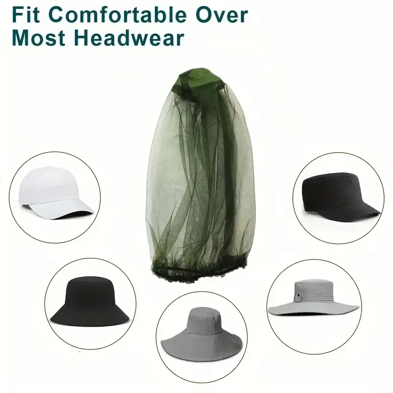 Chapeau anti-moustiques avec f - Outdoor Camping Mosquito Net avis et prix