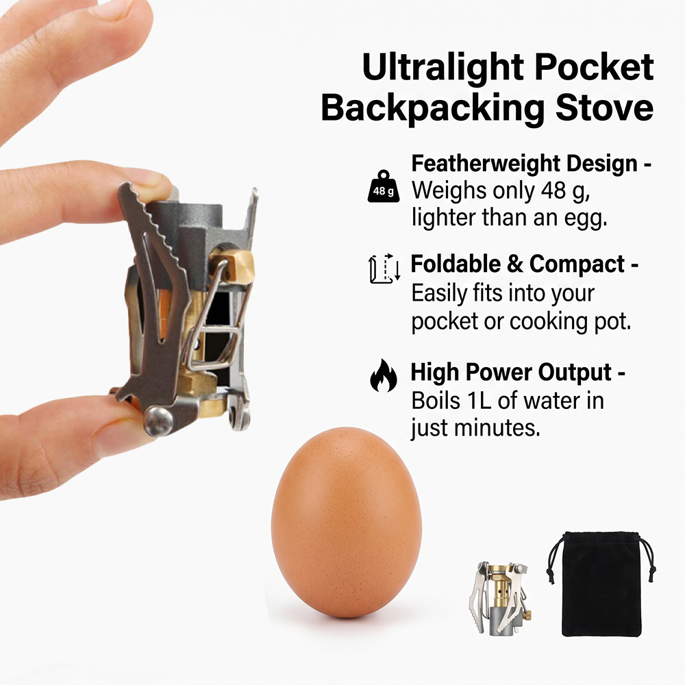 Pandatour Mini Réchaud à Gaz P - Outdoor Gas Camping Oven avis et prix