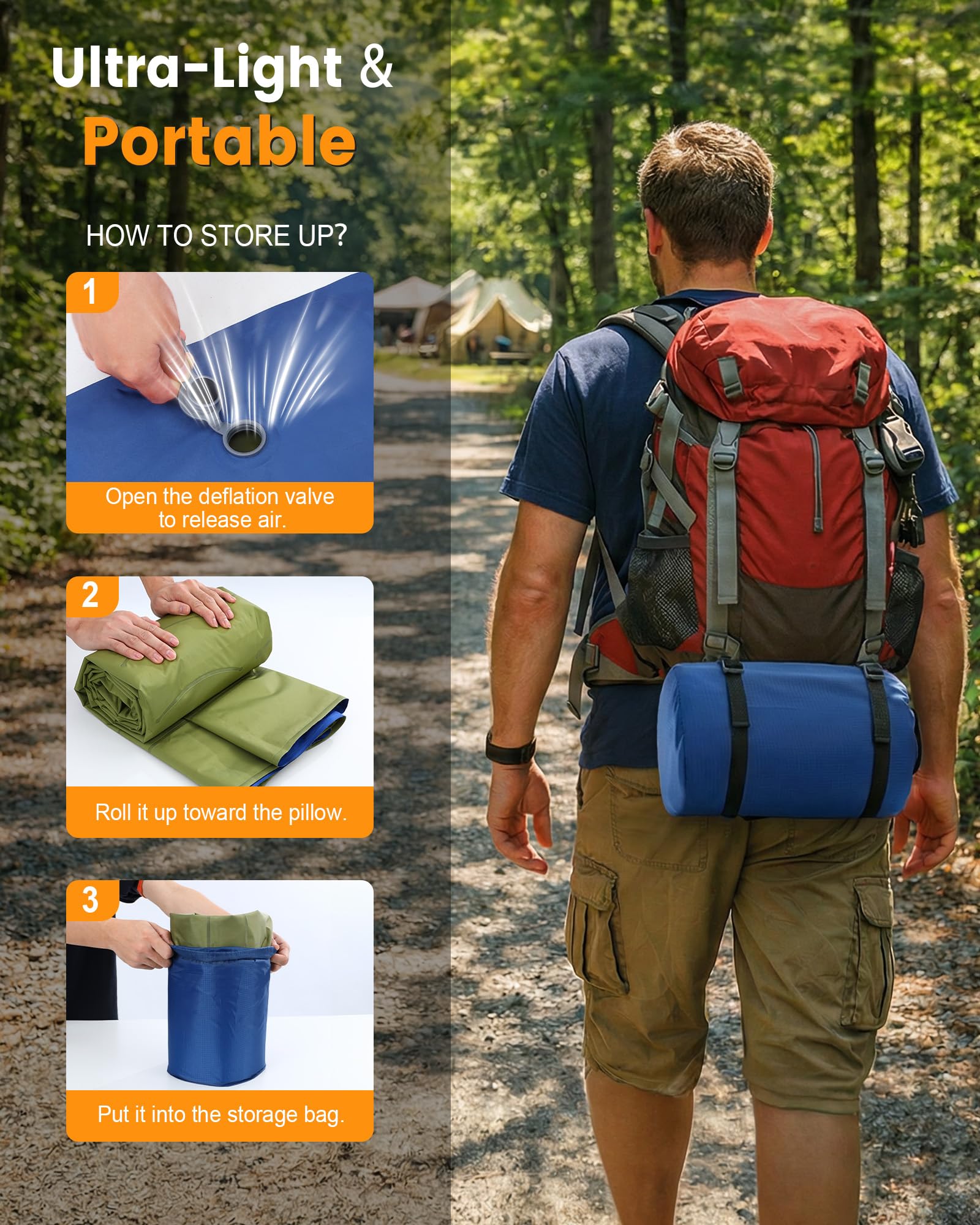 Matelas de camping gonflable é - Inflatable Mattress avis et prix