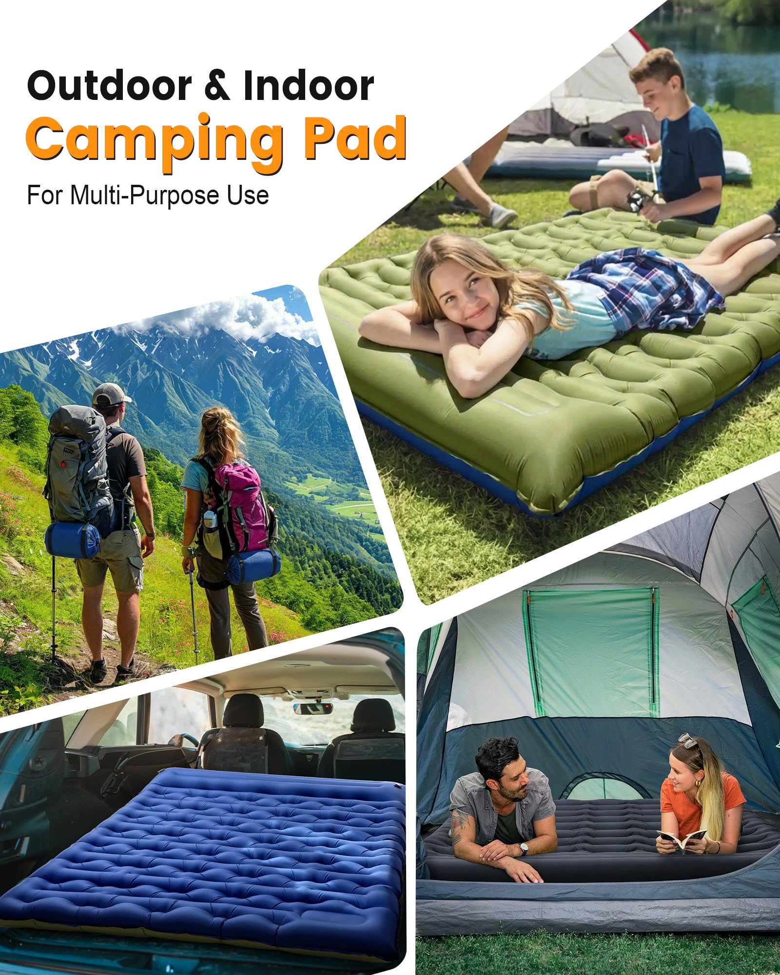 Matelas de camping gonflable é - Inflatable Mattress avis et prix