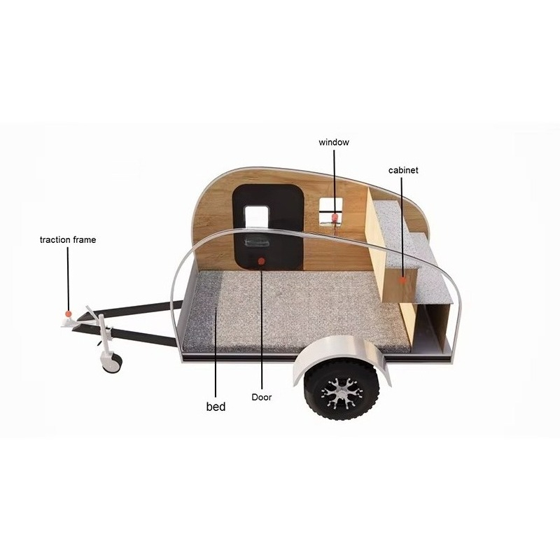 Caravane de camping personnali - Outdoor Camping Trailer avis et prix