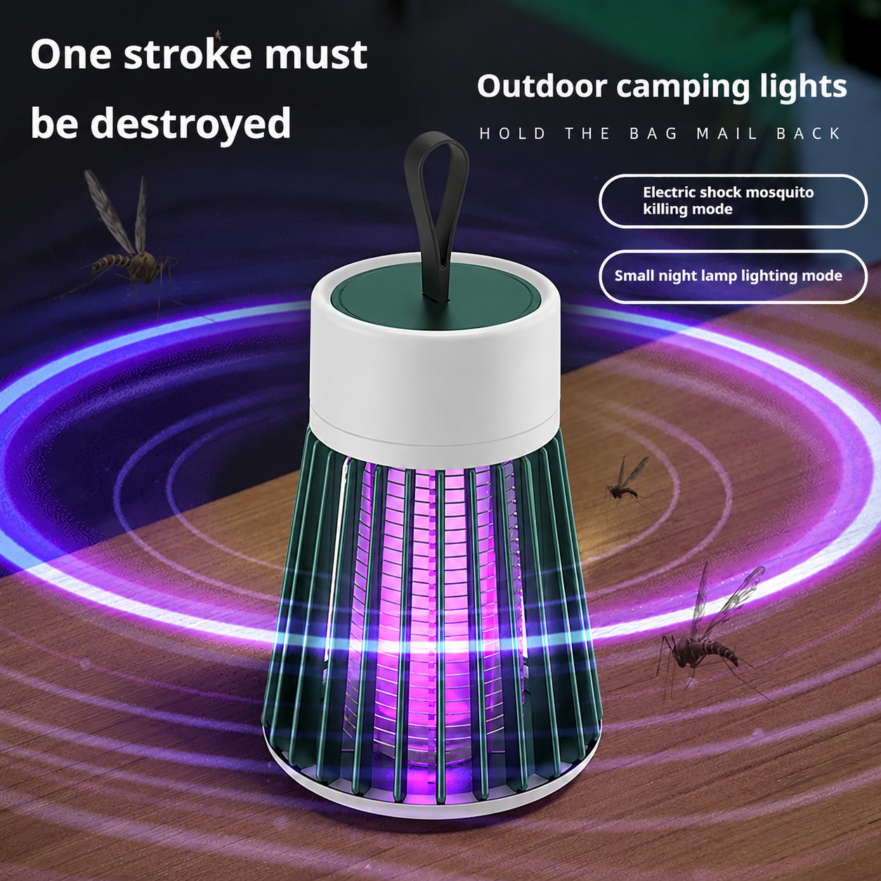 Lampe anti-moustiques électriq - Outdoor Camping Bug Zapper avis et prix