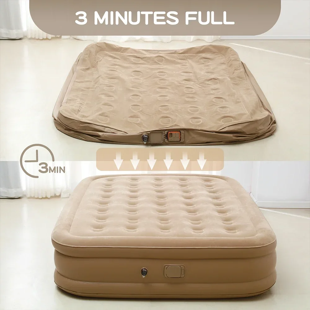 Matelas gonflable Queen avec p - Inflatable Mattress avis et prix
