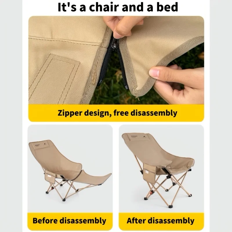 Chaise lunaire pliante et régl - Outdoor Camping Hammock Chair avis et prix