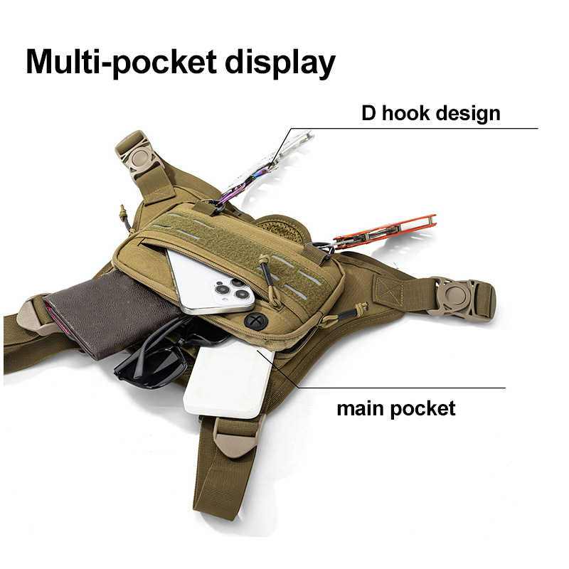 Sac de poitrine tactique, gile - Outdoor Camping Vest avis et prix
