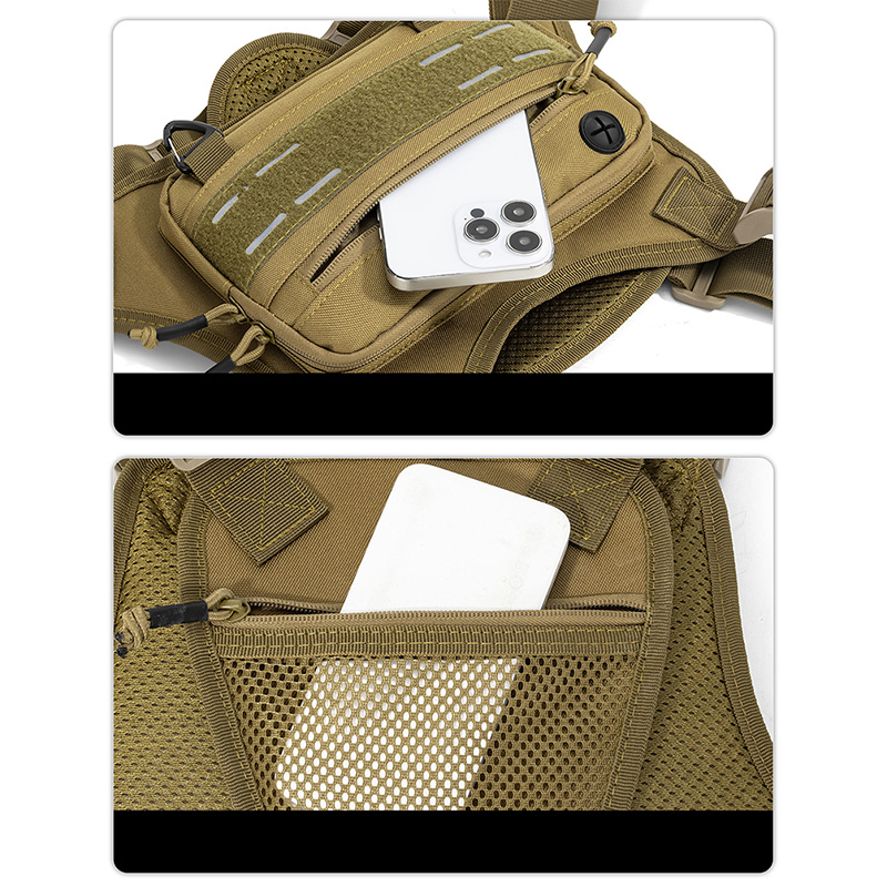 Sac de poitrine tactique, gile - Outdoor Camping Vest avis et prix