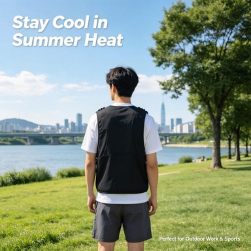 Gilet de refroidissement par e - Outdoor Camping Vest avis et prix