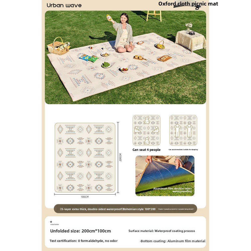 Tapis de pique-nique épais et  - Outdoor Camping Mats Large avis et prix
