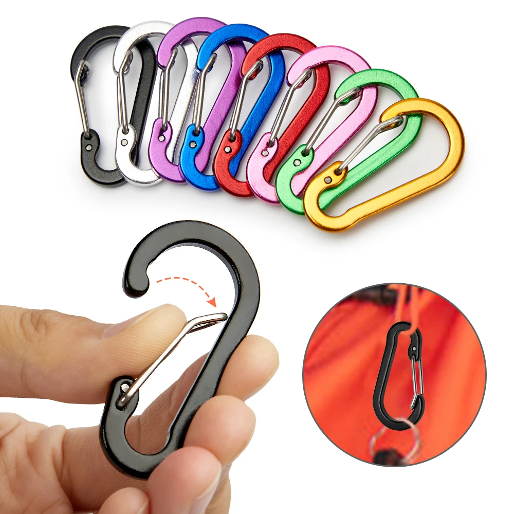 12 pièces mousqueton pince ens - Camp Utensil Set avis et prix