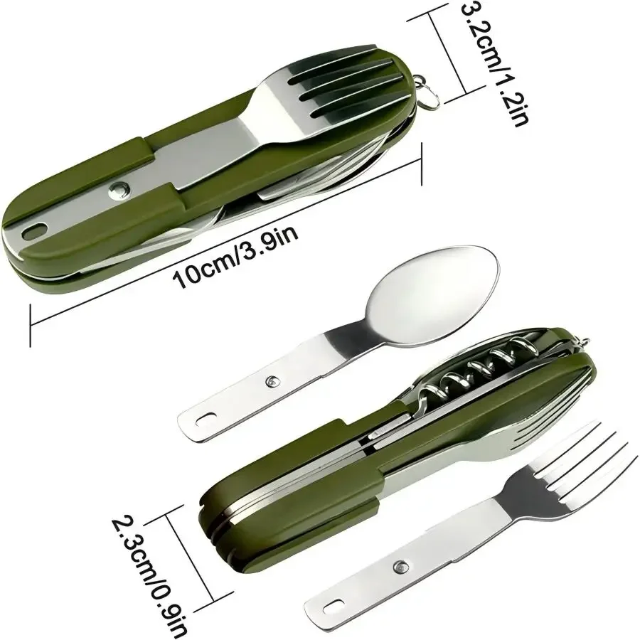 Ensemble de voyage 5-en-1 en a - Camp Utensil Set avis et prix