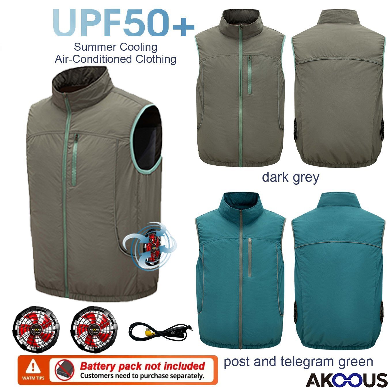 Gilet de refroidissement USB 1 - Outdoor Camping Air Conditioner avis et prix