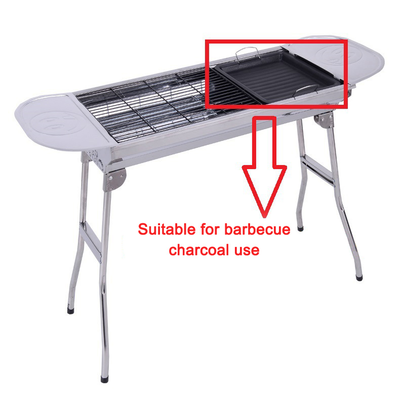 Poêle à griller carrée épaisse - Camp Cooking Set avis et prix