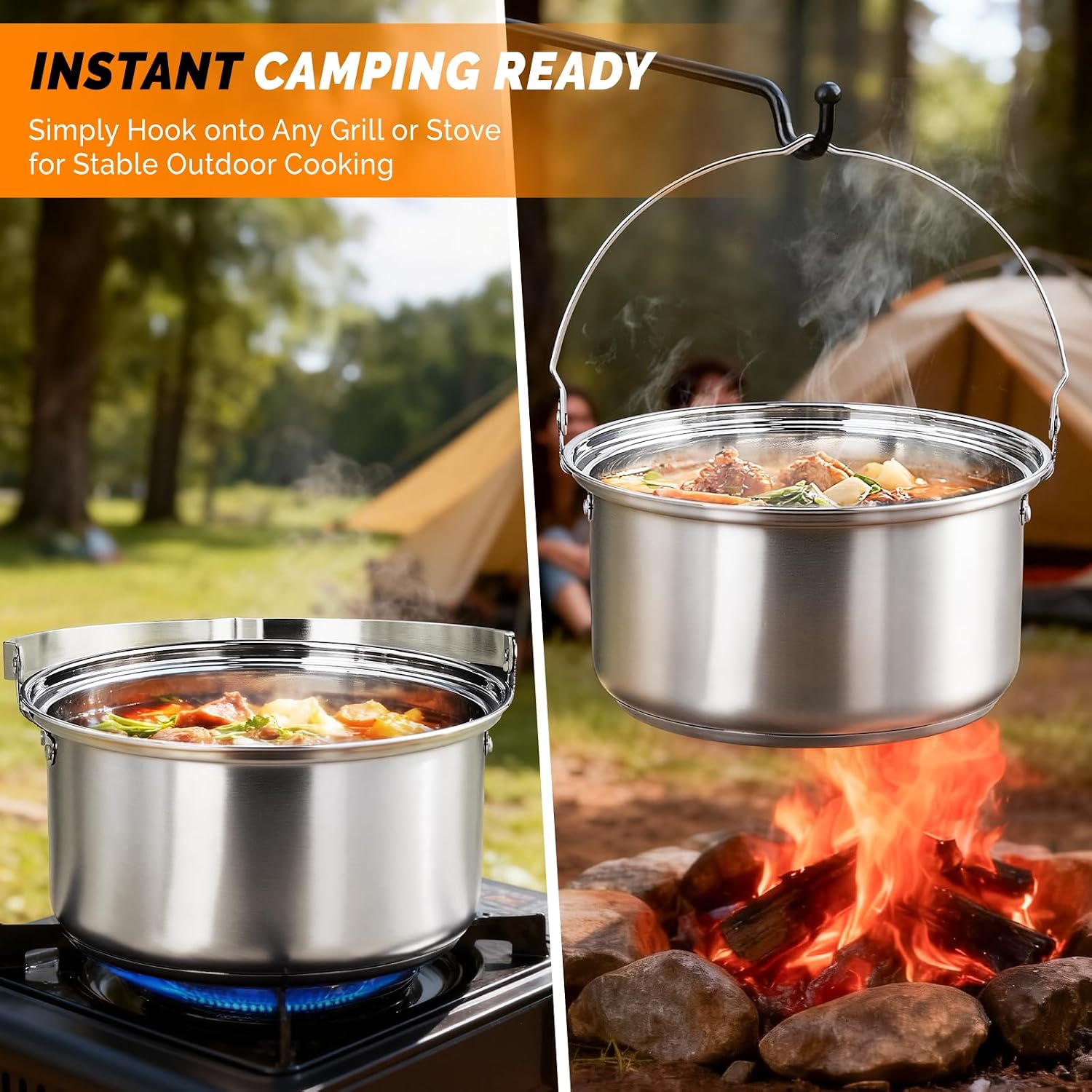 Ensemble de 6 ustensiles de cu - Camp Cooking Set avis et prix