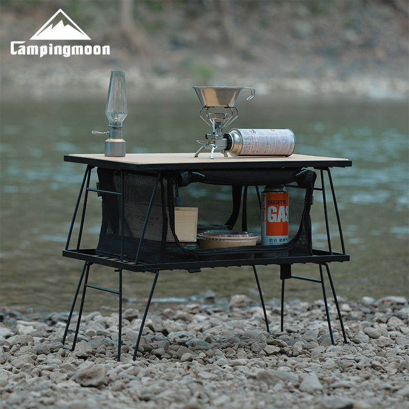 CAMPINGMOON T-230, support de  - Outdoor Camping Table With Storage avis et prix