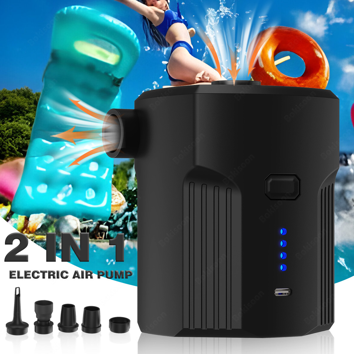 Pompe à air électrique portabl - Inflatable Mattress avis et prix