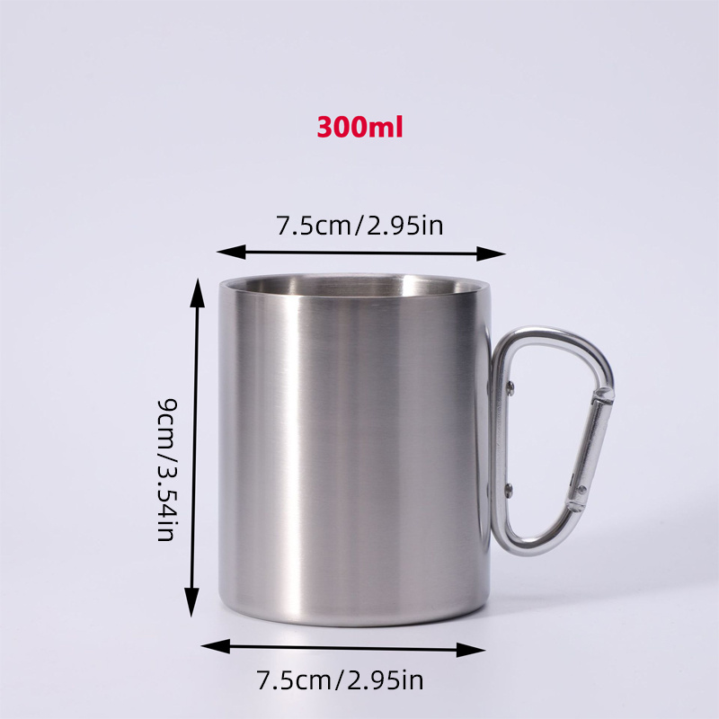 Tasse de camping en acier inox - Outdoor Camping Direct avis et prix