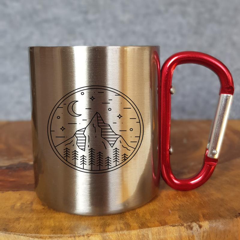 Tasse de camping en acier inox - Outdoor Camping Direct avis et prix