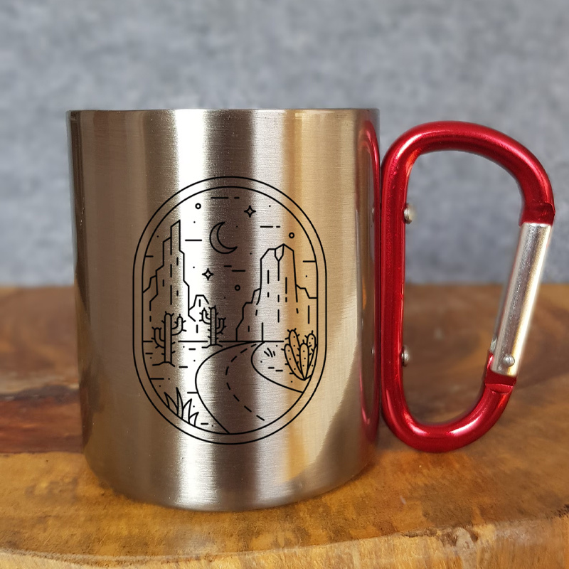 Tasse de camping en acier inox - Outdoor Camping Direct avis et prix