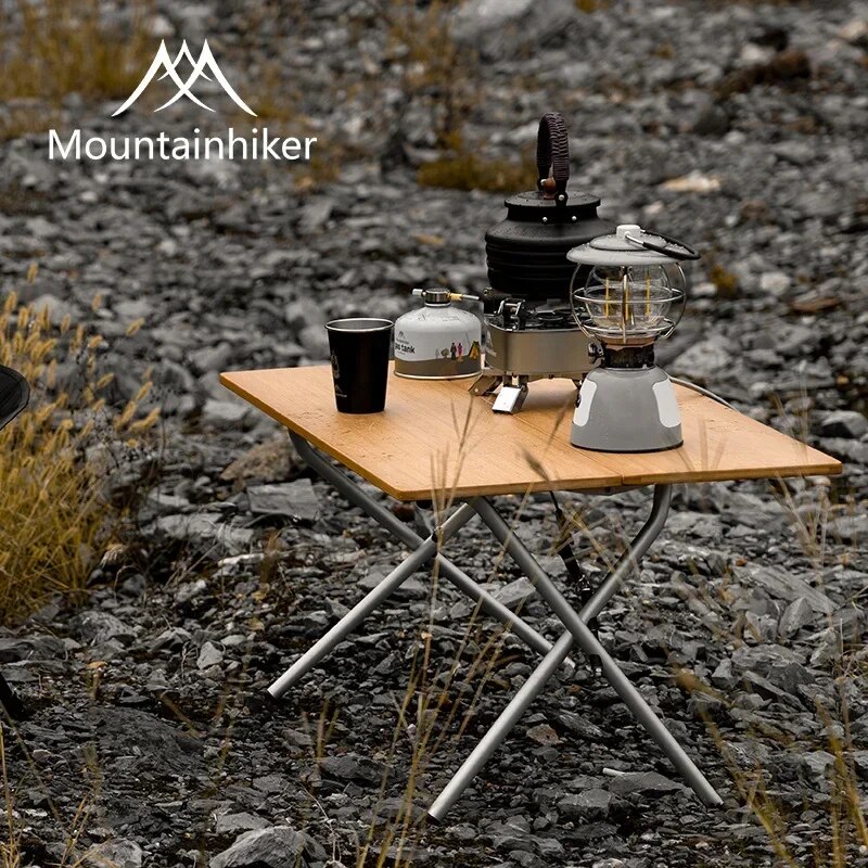 MOUNTAINHIKER Camping en plein - Outdoor Camping Table With Storage avis et prix