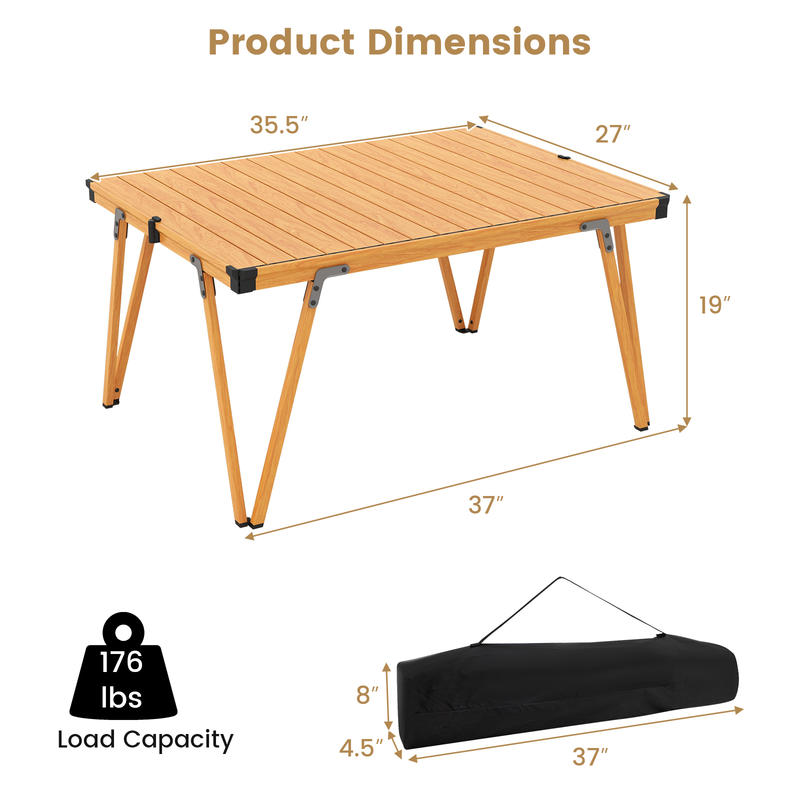 Table de pique-nique pliante s - Outdoor Camping Table With Storage avis et prix